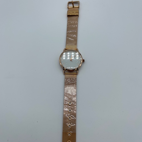 Eddie Borgo Rose Gold Mesh Band Watch - Picture 2 of 3